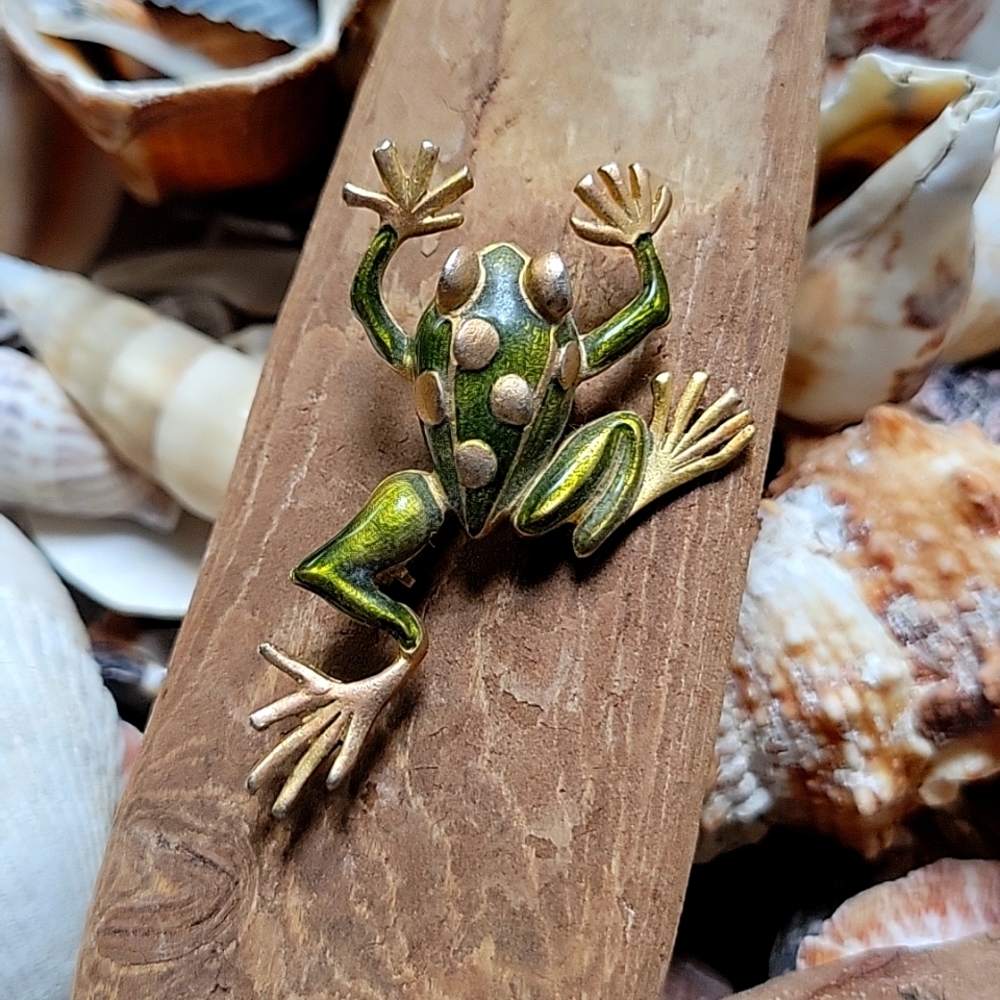 Cutest Tree Frog Brooch